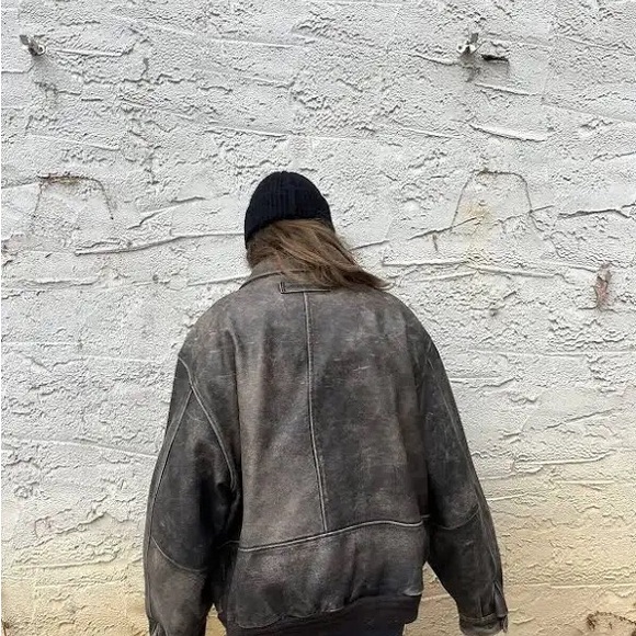 Vintage Eddie Bauer Bomber Jacket Mens XXL Brown - Picture 3 of 4